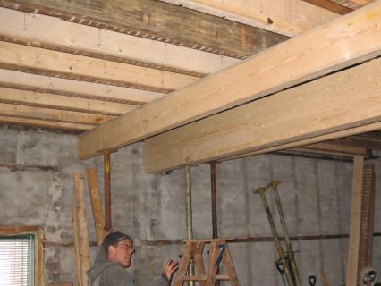 AET's head office in Kitchener stripped down to the studs while undergoing renovations.