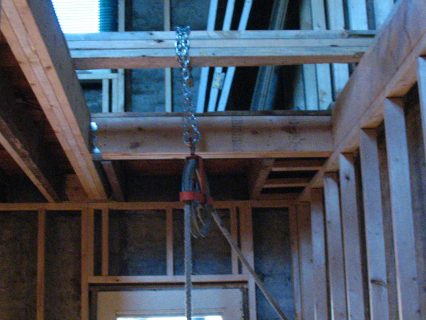 AET's head office in Kitchener stripped down to the studs while undergoing renovations.