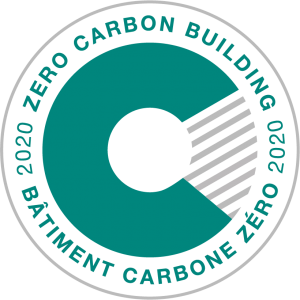 Zero Carbon Building 2020 logo.