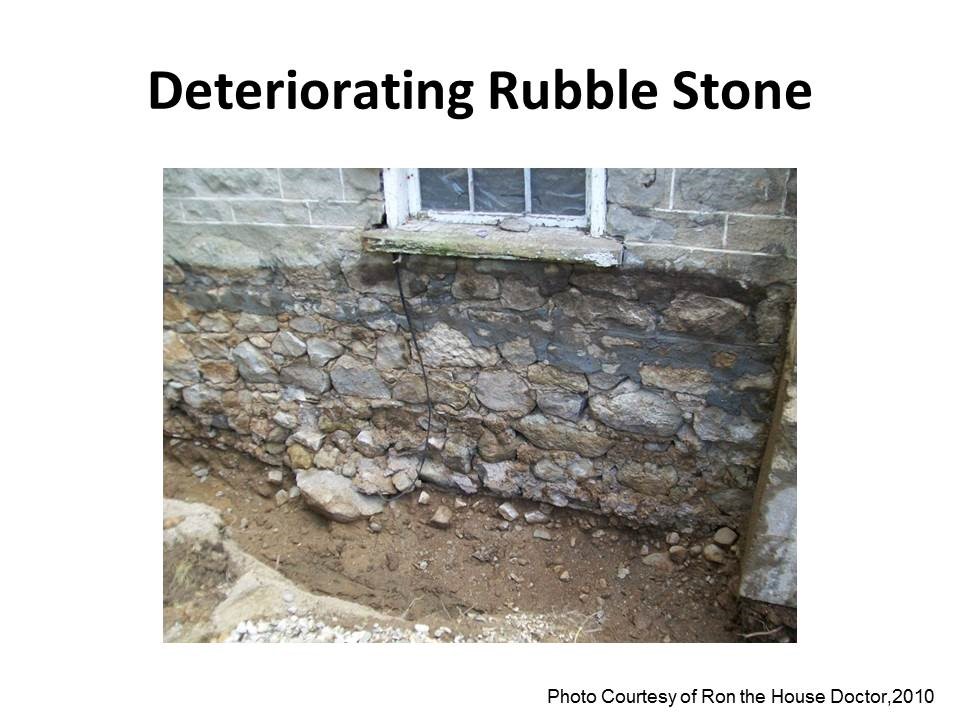 Rubble Stone Foundation AET98
